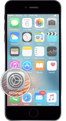 u mobile iphone Go to Settings