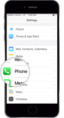u mobile iphone setting