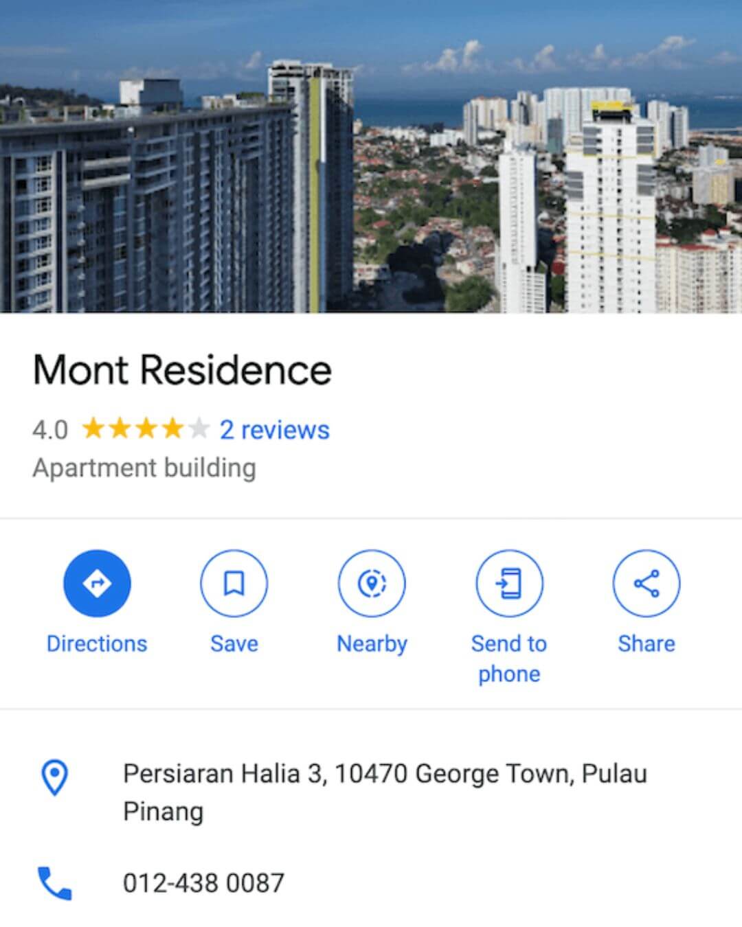 jmb management office Mont Residence