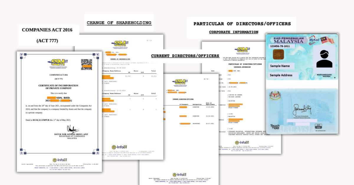 UMobile Business SSM Sdn Bhd Sample