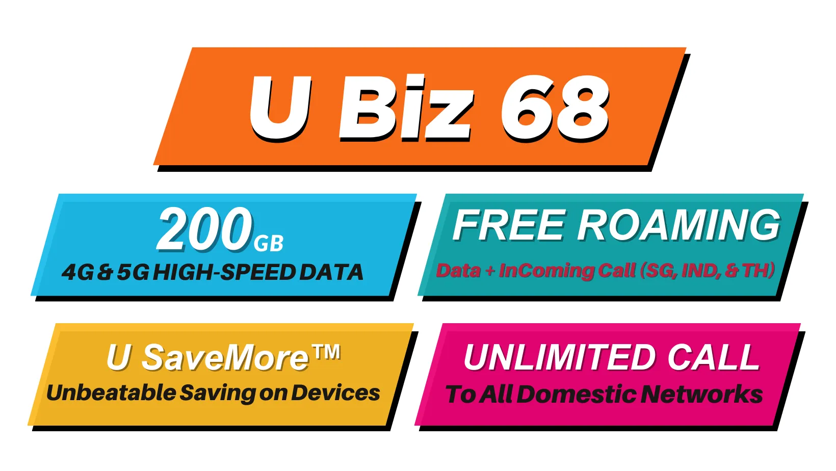 U MOBILE UBiz 68