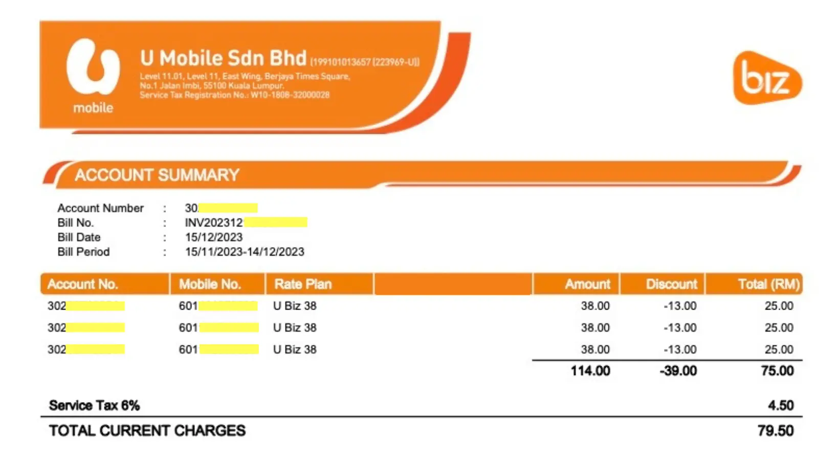 unlimited u mobile postpaid plan